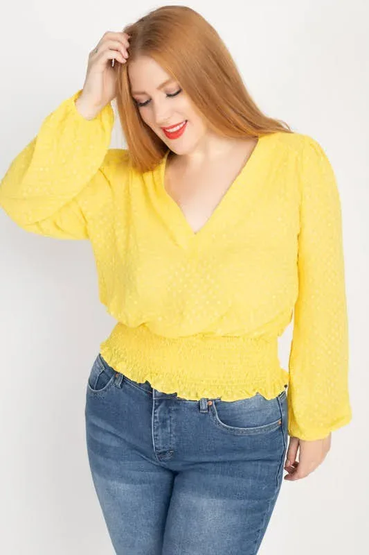 Blusa para dama color amarillo