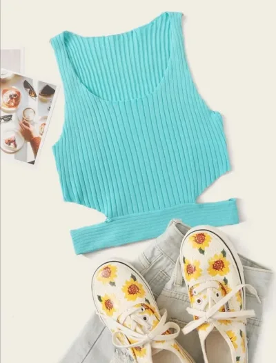 Blusa para dama color celeste
